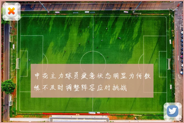 申花主力球员疲惫状态明显为何教练不及时调整阵容应对挑战
